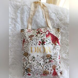 Dior Beauté Tiger Pattern Novelty Tote Bag